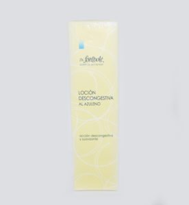 Loción facial descongestiva