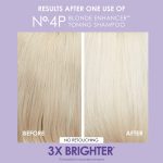 Olaplex N°4P Blonde Enhancer Shampoo Matizador 250ml - Imagen 3