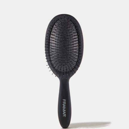 Cepillo Framar Black to the Future negro – desenredante sin dolor para todo tipo de cabello
