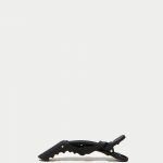 Set de 4 pinzas Framar negras antideslizantes – clips profesionales para estilistas