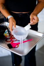 Set Pocillos de Color Framar – Negro y Transparente | Profesionales y Resistentes - Imagen 4