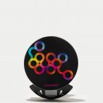 Balanza digital Framar negra para peluqueros – precisión profesional