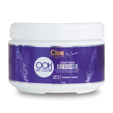 Violet Mask Ice Blonde – mascarilla matizadora rubia decolorada con pigmentos violetas