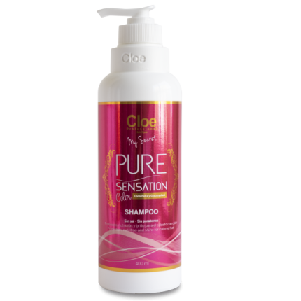 Shampoo PURE SENSATION COLOR de Cloe – protección y nutrición para cabello tinturado