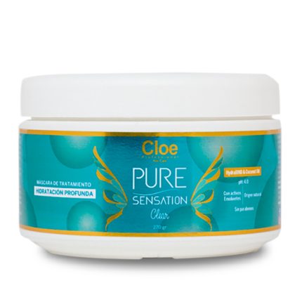 Máscara capilar hidratación profunda Pure Sensation Clear de Cloe Professional