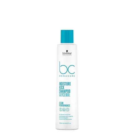 Bonacure Moisture Kick Shampoo – Shampoo hidratante sin siliconas para cabello seco