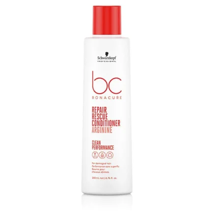 Acondicionador reparación cabello dañado Bonacure Repair Rescue 200 ml – Cabello más fuerte y brillante