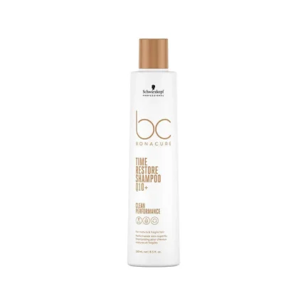 Shampoo Time Restore Q10+ Schwarzkopf 250ml – Cabello maduro, fuerte y brillante