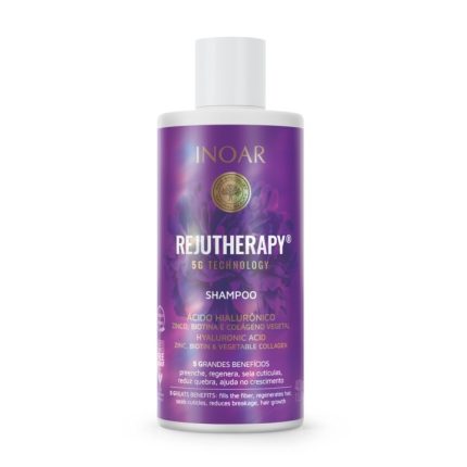 Inoar Rejutherapy Shampoo 400 ml – Reparación capilar con ácido hialurónico