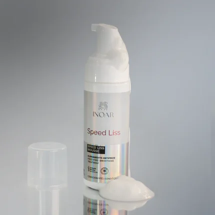 Mousse Inoar Speed Liss 150 ml – Espuma alisadora con protección térmica y control de frizz